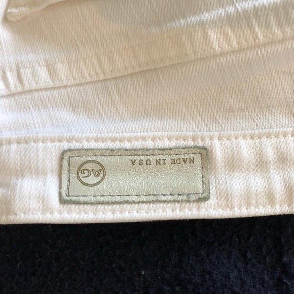 AG the Stevie Slim Straight White Jean - Picture 6 of 7